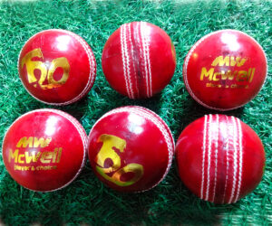 MW T20 Leather ball White pack of 6 ball