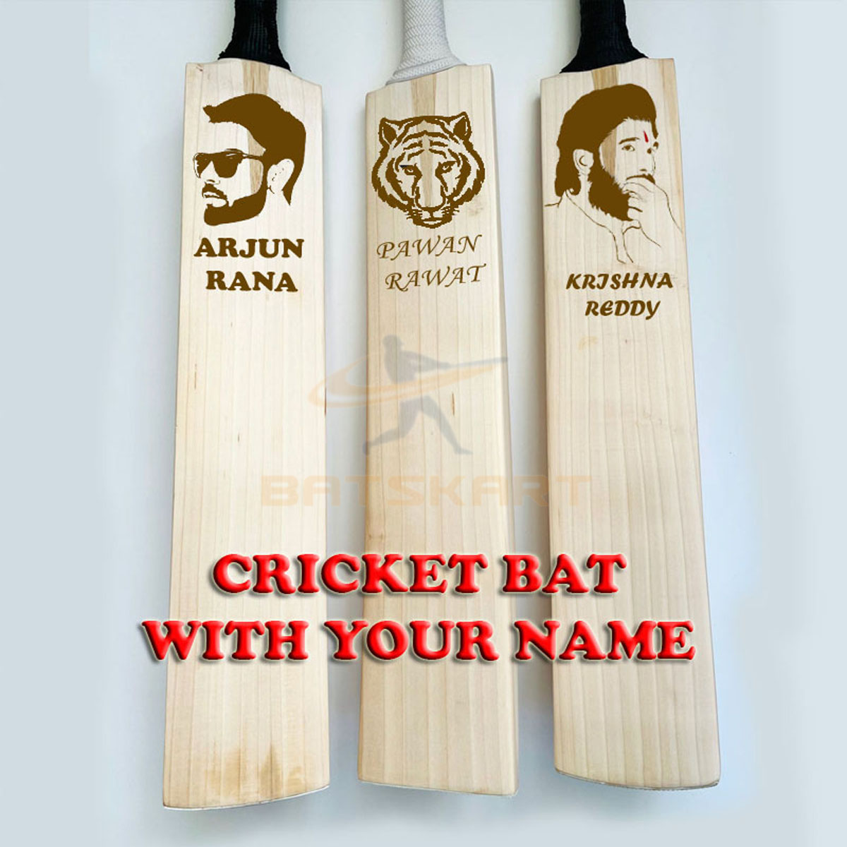 Custom made English willow Cricket bat